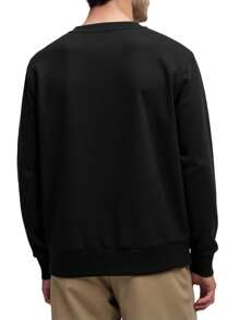 Calvin Klein 男士圆领长袖休闲宽松运动衫