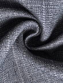 Firerie Plus Size Women's Simple Gray Collarless Commute Daily Minimalist French Elegant Jacket Winter Fall Autumn - Grey - View 7