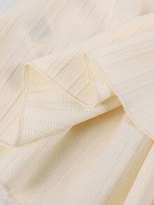 2 件套青少年女孩休闲甜美可爱纹理泡泡褶面料吊带背心上衣和宽松阔腿裤套装，适合日常、度假、郊游、姐妹街拍、春夏季