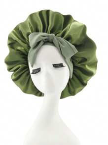 可调节缎面帽 - 轻质护发帽，适合睡觉、淋浴、减少毛躁 - 男女通用 - 彩色 - 查看 47