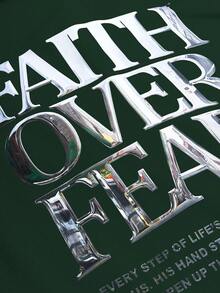 PAVTROS Set di camicia e pantaloncini casual estivi da uomo con stampa di slogan