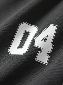 JNSQ 2 Stücke Jungen Lässig Outfit Set, beinhaltet locker sitzenden Rundhals Sweatshirt mit witzigem Zahlen-Muster und locker sitzende Jogginghose, geeignet für Herbst, Winter Alltagstragen, Outdoor Aktivitäten, Urlaub, Streetwear, Party und Lässig