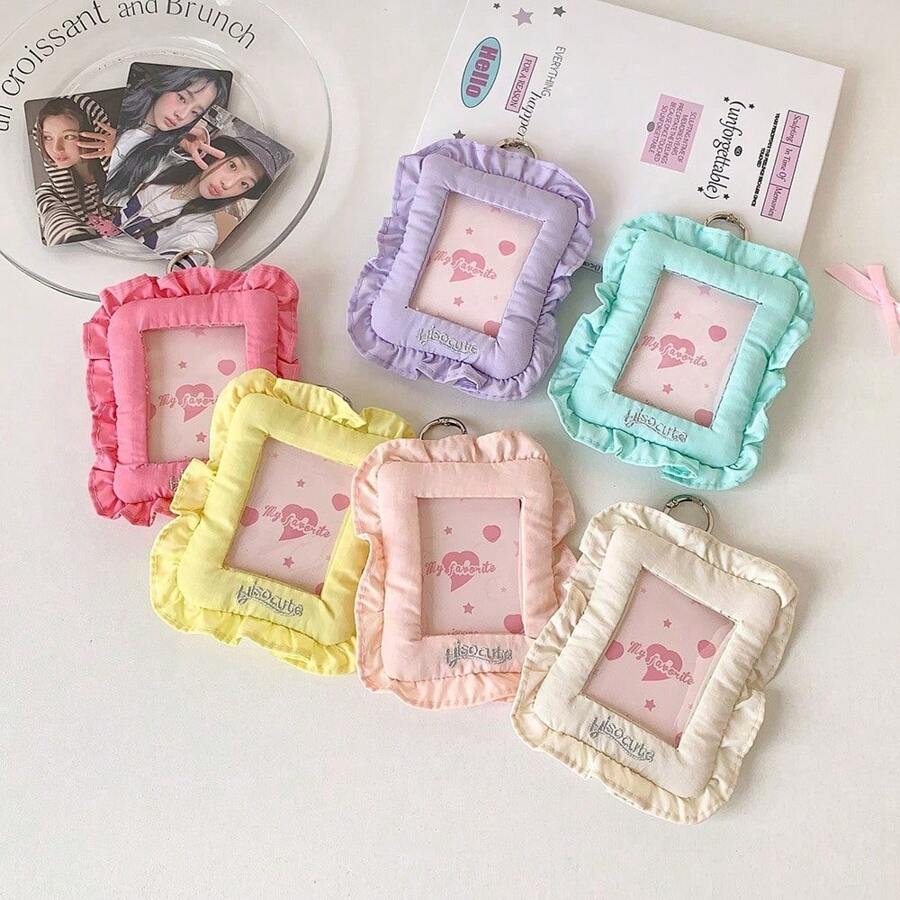 Ins 风格校园身份证布套，毛绒动物身份证夹，名人照片卡夹和钥匙扣保护套学校用品，返校