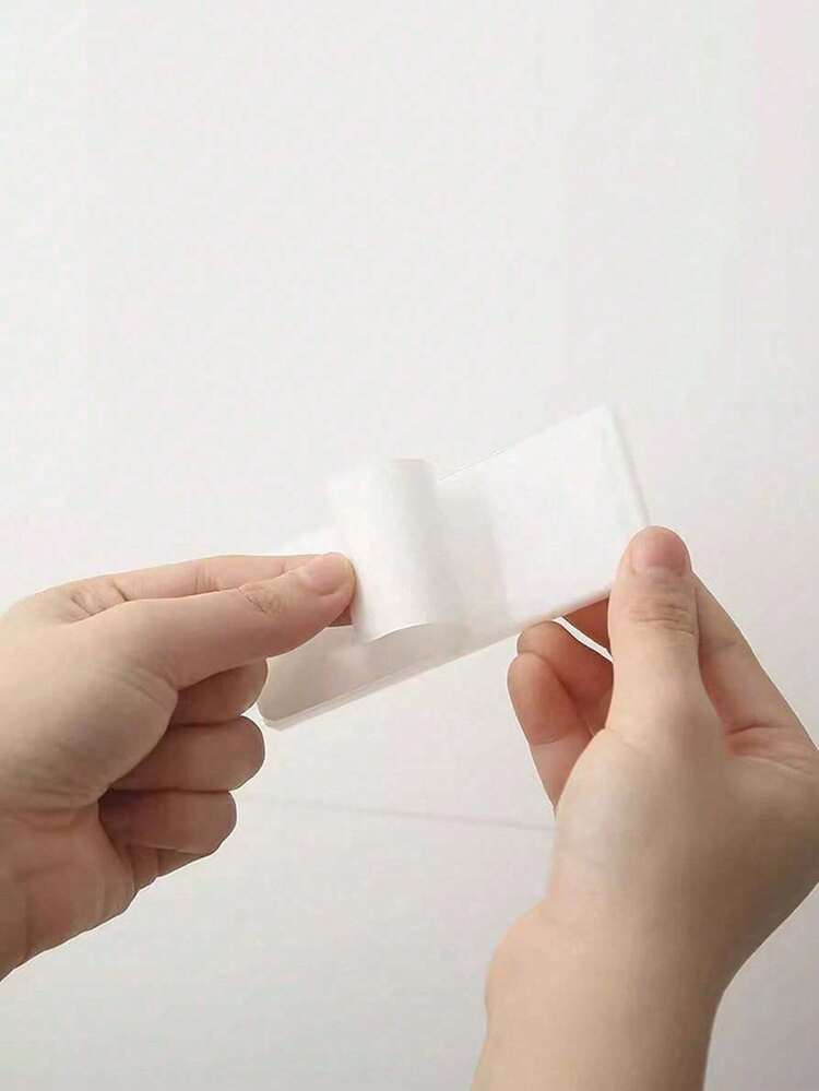 1PC Wall-Mounted Router Socket Holder - Non-Perforated Plastic Cable Organizer For Data/Wire Storage - Multicolor - View 2