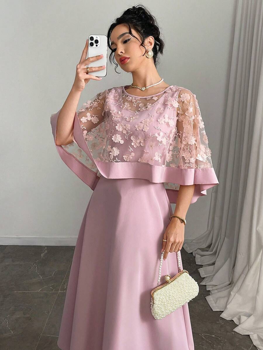 Modelyn 女士日常两件套服装 - 粉色 - 查看 1