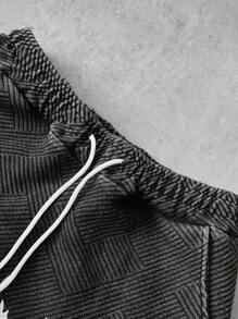 Manfinity EMRG 男士街头风格流行 INS 搭配破旧面料连帽衫套装，Rich Soon 印花，适合音乐节、夜总会、酒吧、男友/丈夫礼物、周年纪念礼物，Rich Soon 连帽衫、连帽衫和运动裤套装、设计师运动服、摇滚服装、棉质运动服、秋装