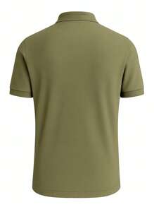 Lacoste Classic Fit Light Polo Shirt - Khaki - View 5
