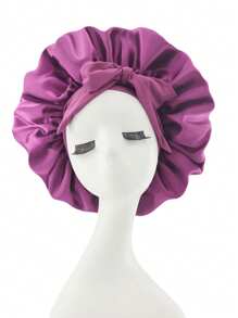 可调节缎面帽 - 轻质护发帽，适合睡觉、淋浴、减少毛躁 - 男女通用 - 彩色 - 查看 31