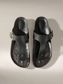 Solecia Sandalias y chanclas para hombres - Negro - Ver 6