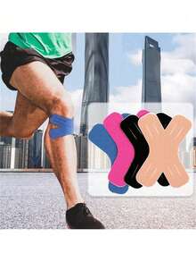 10pcs Premium Elastic Kinesiology Tape - Sports Team Sports Waterproof Muscle Support For Knee, Shoulder, Elbow Injuries - Durable, Breathable, Latex-Free, Easy To Use - Multicolor - View 3