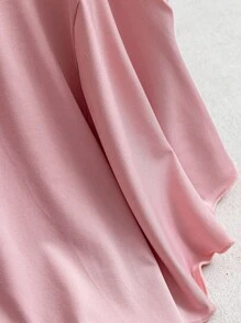 Flirla 两件套全新优雅高端简约风休闲套装，连衣裙和上衣，适合大码女装，夏季女装，女士夏季套装，夏季工作连衣裙 - 彩色 - 查看 4