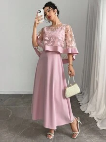 Modelyn 女士日常两件套服装 - 粉色 - 查看 3