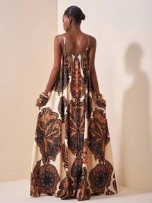 Veslaya Lễ hội âm nhạc mới đầu xuân 2026 dành cho phụ nữ ngoại cỡ, Lễ Phục sinh, Phương Tây, Phong cách du mục, Tiệc sinh nhật, Tốt nghiệp, Bữa sáng muộn, Sân bay, Tiệc tùng, Dã ngoại ngày lễ, Tiệc sang trọng, Vũ hội, Đi làm tối giản, Váy dài in hoa đi nghỉ thời trang đường phố - Nhiều màu - Xem 3