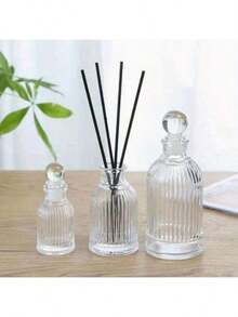 A Set Of 6/12 Glass Vases, Vintage Decorative Centerpiece, Vintage Bottle Tabletop Decoration, Used For Weddings, Receptions, Home Decor, Holiday Party Decoration - A color - View 7