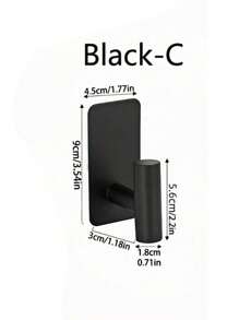 1 pieza Barra para toallas, portarrollos de papel higiénico, anillo para toallas de acero inoxidable, barra para almacenar, nuevo gancho de pared para el baño - Multicolor - Ver 20