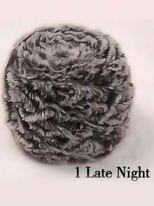 1 件 100 克钩针纱线羊毛纱线粗羊毛仿貂毛花式纱线粗羊毛手工编织纱线柔软纱线 DIY 钩针编织纱线适用于衣服、帽子、围巾、毛毯舒适蓬松毛皮纱线、毛绒纱线手工钩针爱好者、母亲节礼物、生日装饰