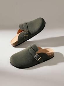 Solecia Pantofi plat simpli și versatili pentru femei, casual - Verde inchis - Vizualizare 6
