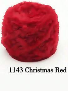 1 件 100 克钩针纱线羊毛纱线粗羊毛仿貂毛花式纱线粗羊毛手工编织纱线柔软纱线 DIY 钩针编织纱线适用于衣服、帽子、围巾、毛毯舒适蓬松毛皮纱线、毛绒纱线手工钩针爱好者、母亲节礼物、生日装饰