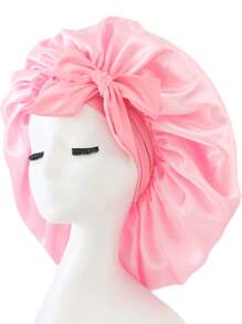 可调节缎面帽 - 轻质护发帽，适合睡觉、淋浴、减少毛躁 - 男女通用 - 彩色 - 查看 29