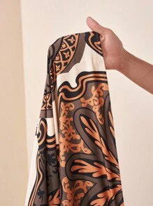 Veslaya Lễ hội âm nhạc mới đầu xuân 2026 dành cho phụ nữ ngoại cỡ, Lễ Phục sinh, Phương Tây, Phong cách du mục, Tiệc sinh nhật, Tốt nghiệp, Bữa sáng muộn, Sân bay, Tiệc tùng, Dã ngoại ngày lễ, Tiệc sang trọng, Vũ hội, Đi làm tối giản, Váy dài in hoa đi nghỉ thời trang đường phố - Nhiều màu - Xem 9