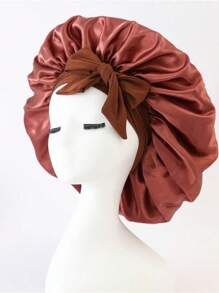 可调节缎面帽 - 轻质护发帽，适合睡觉、淋浴、减少毛躁 - 男女通用 - 彩色 - 查看 17