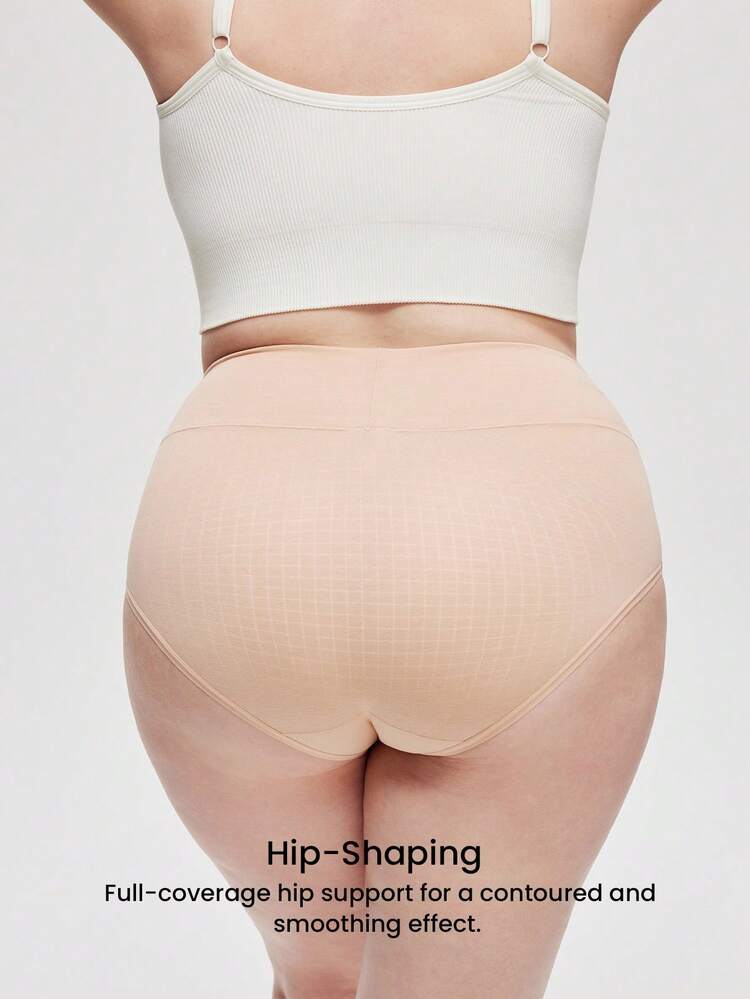 Plus 3-Pack High-Waist Briefs
