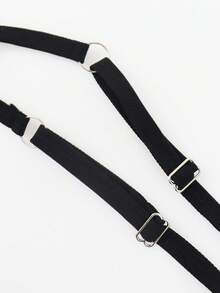 SHEIN 男士透明网眼性感紧身内衣 - 黑色 - 查看 6