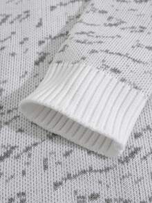 EURMUSE Men Crew Neck Good Quality Long Sleeve Rib Knit Regular Sweater Gift For Boyfriend - Grey - View 4