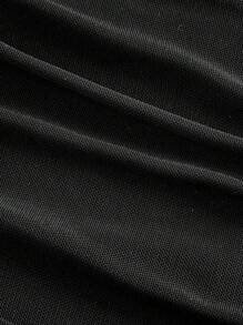 SHEIN X Belle Mariano SHEIN MOD Váy không tay xếp ly bất đối xứng cổ điển dành cho nữ - màu đen - Xem 3