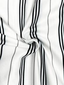 Resyla 2025 New Embroidery Japanese Retro Striped Long-Sleeved Round Neck Women's Autumn Hot Style Slouchy Age-Reducing Loose Tops Fall Cloth For Women - Multicolor - View 5