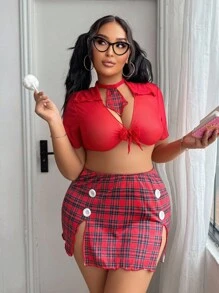 Fantasy Costume Plus Size 3-Piece Halloween Costume Set