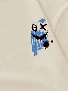 Manfinity Hypemode Men's Casual Printed Short Sleeve T-Shirt, Summer - Khaki - View 3