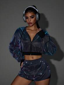 Innovista 女士跑步短裤，内置紧身裤，防擦伤，二合一内裤，运动双层健身服，日常运动休闲，瑜伽，普拉提，HIIT 训练，运动服，秋季，骑行服，舒适运动，有氧运动，拳击，自行车，CrossFit，桨板，户外运动，健康 TT，病毒式传播，IG，Reel Ready，FYP，INSTA，OOTD，精神闪耀，蓝色，红色，工作妈妈，健身，性能装备，影响者，时尚，多功能服装，日常穿着，耐用，优质，更年期友好，返校季，活力秋季健身系列，平台热销，Lulu 品质替代品 - 藍色 - 查看 6