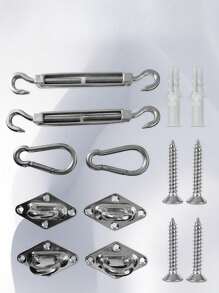 Hook And Buckle Tension Buckle 304 Stainless Steel Heavy-Duty Tension Buckle, Suitable For Cable Railing Wire Rope Hardware Kits