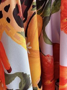 Soleia 女式花卉豹纹镂空腰吊带连衣裙 - 彩色 - 查看 6