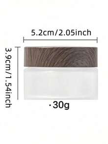 1pc Lotion Refillable Glass Bottle Storage Eye Cream Sealed Dispenser Facial Mask Cosmetic Jar Container - Multicolor - View 10