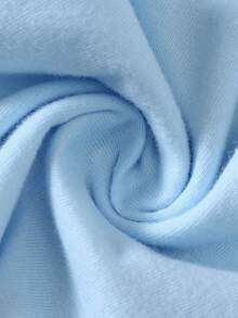 SHEIN 3pcs Newborn Baby Casual Cute Yellow Bear, Pink Kitty, White Rabbit Footless Pants, Cotton Baby Clothes Outfit Fall Winter - Multicolor - View 3