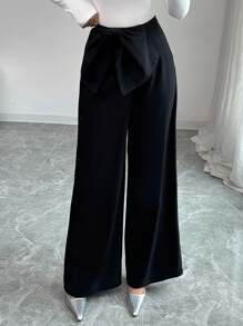 Modelyn Fashionable & Versatile New Bowknot Women's Pants Fall Cloth For Women