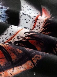 Manfinity VCAY Maglie alla moda, maglie di cultura di strada, maglie larghe da uomo, maglie a maniche corte a girocollo adatte per l'estate - nero - Visualizzare 7