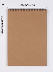 1 件 A4/A5 厚素描本用于绘画，素描本美术纸用于素描美术用品绘画用品 - 彩色 - 查看 2