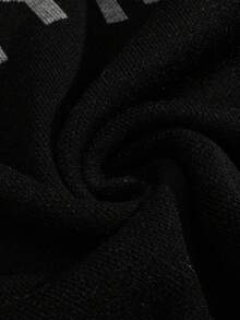 EURMUSE Men Crew Neck Good Quality Long Sleeve Rib Knit Regular Sweater Gift For Boyfriend - Black - View 6