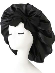 可调节缎面帽 - 轻质护发帽，适合睡觉、淋浴、减少毛躁 - 男女通用 - 彩色 - 查看 32