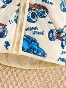 SHEIN 可爱舒适的男宝宝长袖连帽外套，多色设计，适合秋冬季穿着。 - 彩色 - 查看 6