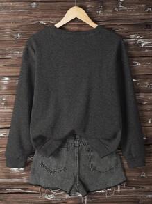 DrmWander Felpa taglie comode, abbigliamento autunno/inverno da donna taglie forti, autunno