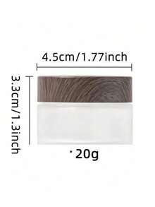 1pc Lotion Refillable Glass Bottle Storage Eye Cream Sealed Dispenser Facial Mask Cosmetic Jar Container - Multicolor - View 8