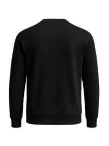 Calvin Klein 男士圆领长袖休闲宽松运动衫