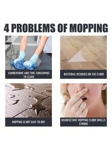 1 chai dung dịch lau sàn nhà, sàn gỗ, sàn đá cẩm thạch, khử trùng mạnh, làm sáng và đánh bóng sàn. - Nhiều màu - Xem 5