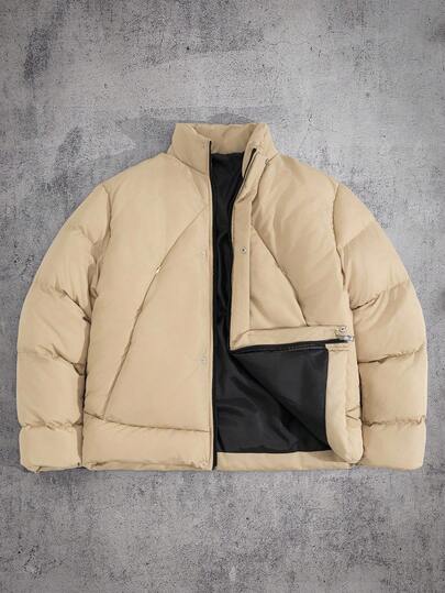 EURMUSE Men Special Stitch AW Fashion Regular Padded Coat