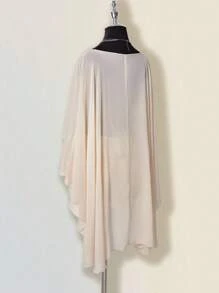 Sweetina Women's Sequin Embroidered Overlap Ruched Bodycon Mini Skirt - Apricot - View 11