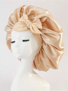 可调节缎面帽 - 轻质护发帽，适合睡觉、淋浴、减少毛躁 - 男女通用 - 彩色 - 查看 28